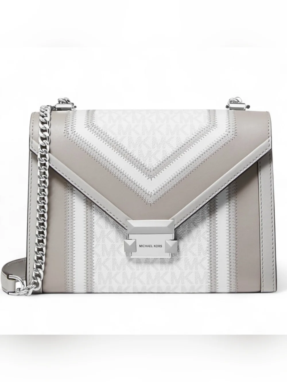 MICHAEL KORS Whitney Logo Convertible Shoulder Bag With Dustbag NWOT $598 - Picture 6 of 7